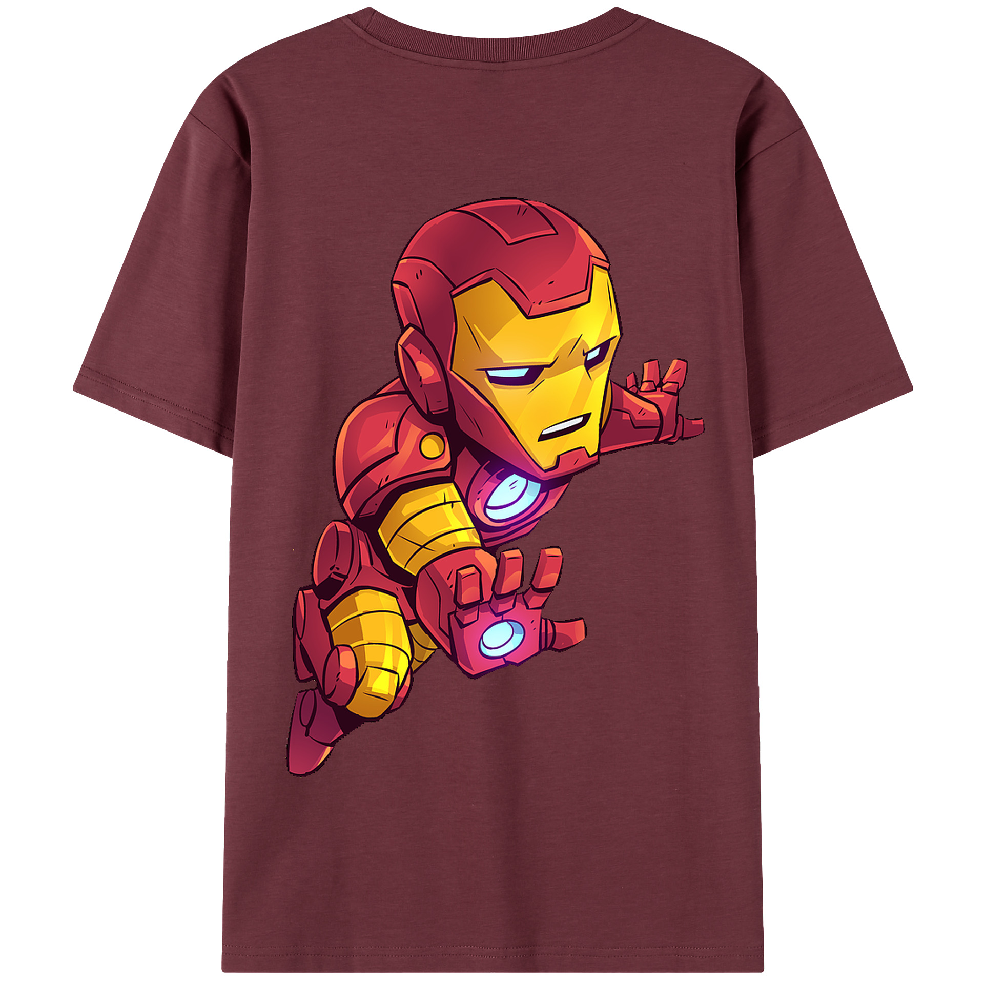（画像用） アベンジャーズ The Avengers 綿100％半袖Tシャツ（背面プリント）